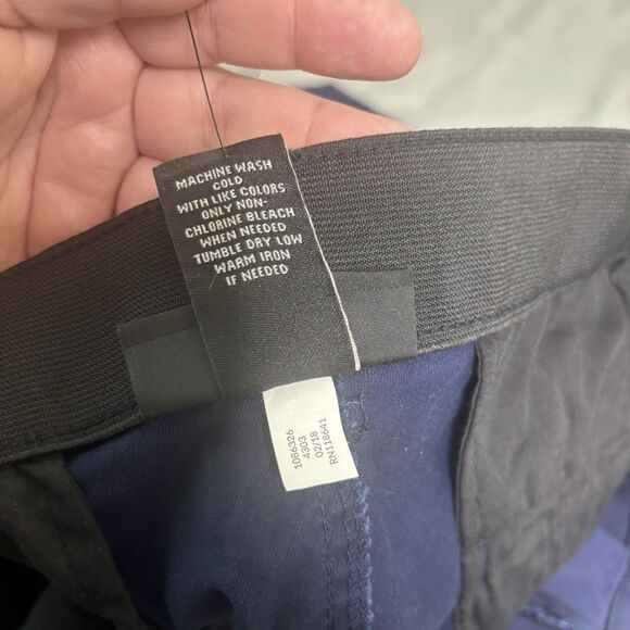 Lane Bryant Navy Chino Girlfriend Shorts 22 - Picture 11 of 11